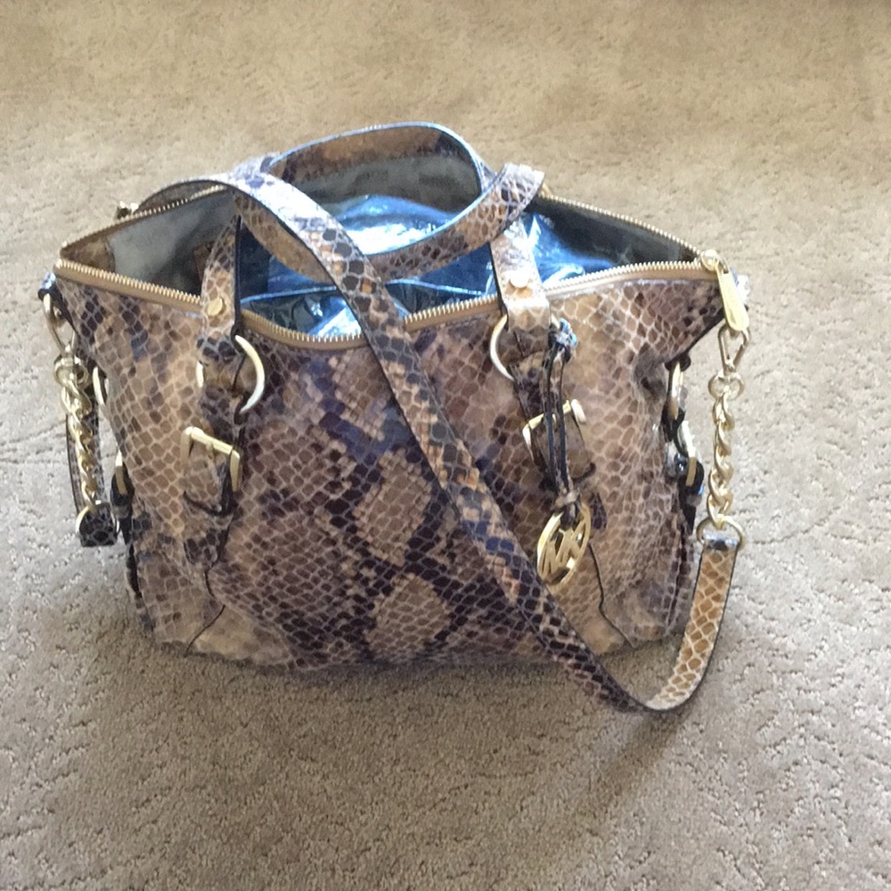 Michael Kors Python Bag - image 1
